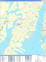 Jersey City Wall Map